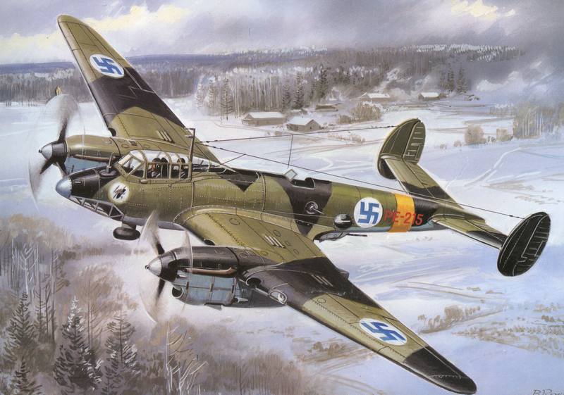 Details about   Unimodel 102-1/72 PE-2 Petlyakov Finland Air Force Bomber WWII UM 102 