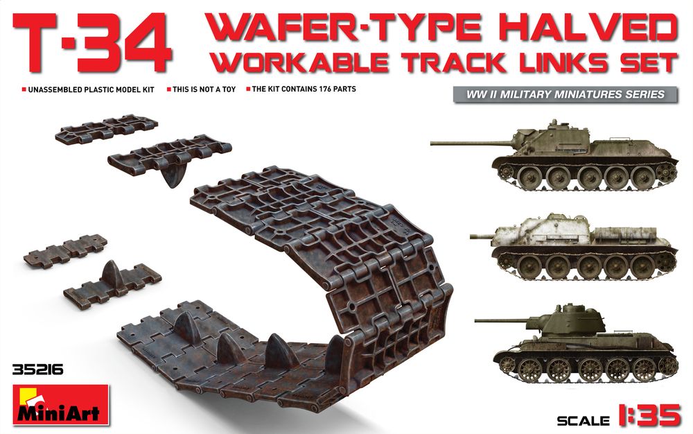 Separate tracks for German Tanks /& Vehicles  1//35 Master Box  # 3505