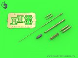 AH-64 Apache M230 chain gun barrel 30mm pitot tubes & tail antenna 1/72 MASTER AM-72-109