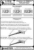 PzKpfw VI Tiger I - gun mantlets - 3 optional types - to be used with gun barrels from sets GM-72...