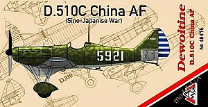 Dewoitine D.500C China AF (Sino-Japan war 1937-45) 1/48 AMG 48416
