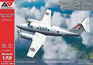 Beechcraft 200 Super King Air RAF 1/72 A&A 7224
