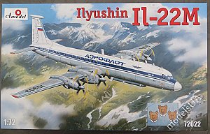 IL-22M Ilyushin Zebra command post 1/72 Amodel 72022