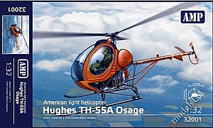 Hughes TH-55 Osage helicopter 1:32 AMP 32001