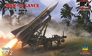 MGM-52 "Lance", US Tactical Ballistic Surface-to-Surface Missile on towed launcher 1:72 Armory AR72432