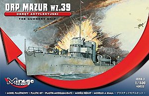 ORP MAZUR wz. 39 The Gunnery Ship 1/400 Mirage 400202