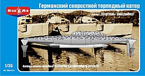German torpedo speedboat Schertel-Sachsenberg project WWII 1:35 MikroMir 35-011