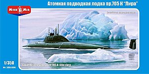 705 K Alfa class (Lira) soviet attack submarine - 1/350 MikroMir 350-006