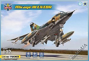Mirage IIIEA/EBR Brazil, Argentina 1:72 Modelsvit 72063