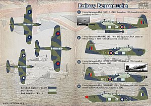Fairey Barracuda 1/72 Print Scale 72091