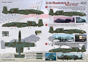 A-10 Thunderbolt II 1/72 Print Scale 72102