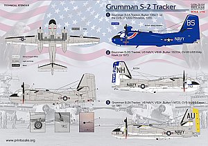 Grumman S-2 Tracker 1/72 Print Scale 72104