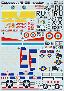 Douglas A-26 Invader 1/72 Print Scale 72110