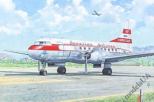 Convair CV-340, N5506K, Hawaiian Airlines, USA, 1956 1:144 Roden 334