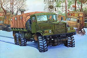KrAZ-255B soviet off-road truck 1:35 Roden 805