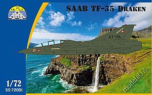 Saab FT-35 Draken two seat aircraft 1/72 Scale Wings SS72001