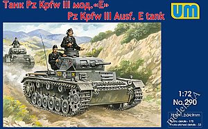 Tank PanzerIII Ausf E 1/72 UM UM290