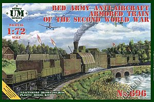 Red Army Antiaircraft armored train of the Second World War 1/72 UMT UMT696