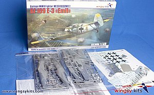 MESSERSCHMITT Bf 109 E-3 WWII fighter 1:48 Wingsy Kits 48008