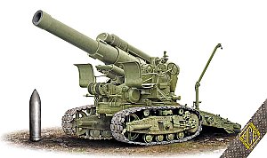 Br-5 280mm Soviet Heavy mortar 1/72 ACE 72565