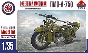 PMZ A 750 soviet motorcycle 1/35 AIM kits 35005