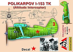 Polikarpov I-153TK (high altitude interceptor) 1/48 AMG 48312
