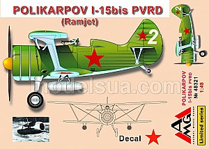 Polikarpov I-15 bis PVRD (ramjet) 1/48 AMG 48321