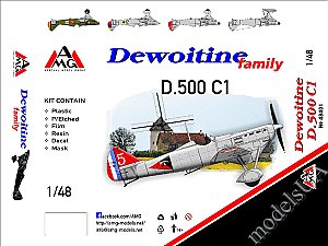 Dewoitine D.500 (French AF) 1/48 AMG 48401