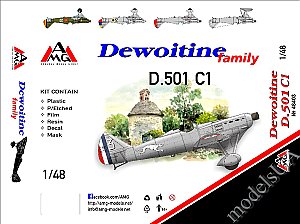 Dewoitine D.501 (French AF) 1/48 AMG 48403
