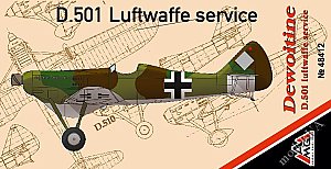 Dewoitine D.501 Luftwaffe service 1/48 AMG 48412
