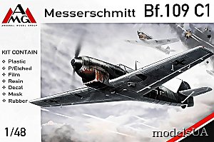 Messerschmitt Bf-109 C1 Casar 1:48 AMG 48716