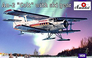 Antonov An-2 'Colt' with ski gear 1/144 Amodel 1436
