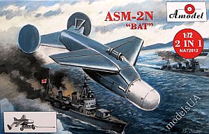 ASM-N-2 Bat US Navy WWII radar-guided glide bomb 1/72 Amodel NA72012