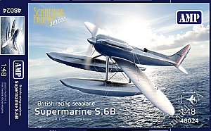 Supermarine S.6B British racing seaplane 1:48 AMP48024