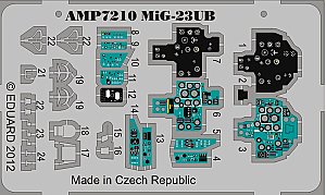 MiG-23UB photo-etched set 1/72 AMP 7210E