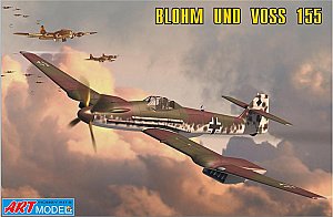 Blohm & Voss 155V2 German experimental high-altitude fighter-interceptor 1/72 Art Model 7202