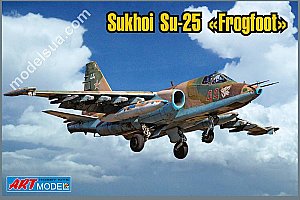 Sukhoi Su-25 close air support FROGFOOT 1:72 ArtModel 7215