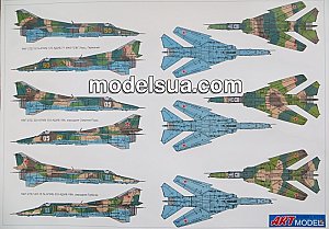 MiG-27M/D Flogger-J ground attack aircraft 1:72 ArtModel 7216