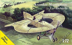 Lee-Richards annular monoplane 1:72 Avis 72036