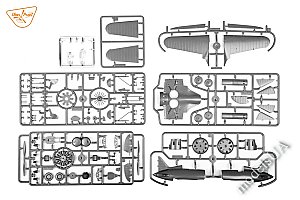 Polikarpov I-16 type 5 (early version) 1/48 Clearpropmodels CP4814