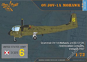 OV-1 A/JOV-1A Mohawk 1:72 Clearpropmodels CP72016