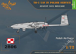 Bayraktar TB.2 UAV in Polish service 1/72 Clearpropmodels CP72037