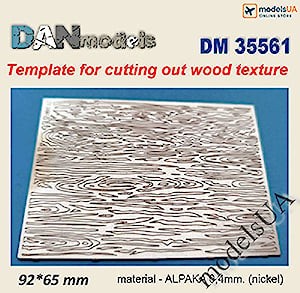 template for cutting out Wood Texture 1:35 Danmodels 35561