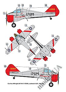 Curtiss-Wright AT-9 Jeep DORA Wings 1:48 48043