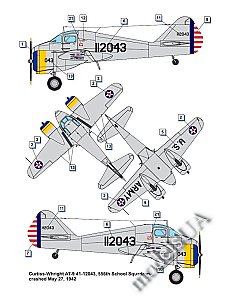 Curtiss-Wright AT-9 Jeep DORA Wings 1:48 48043
