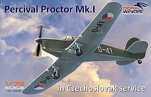 Percival Proctor Mk.1 marking of Czechoslovakia 1:72 DORA Wings 72003