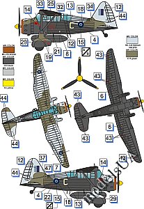 Westland Lysander Mk.III (SD) 1:72 DORA Wings 72023