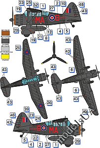 Westland Lysander Mk.III (SD) 1:72 DORA Wings 72023