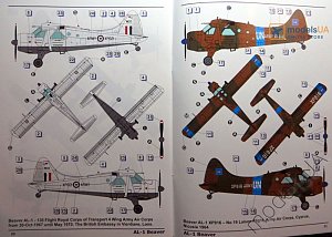 De Havilland Canada DHC-2 Beaver AL.1 1:72 DORA Wings 72041
