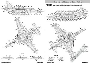 Digital Rooks: Su-25 and Stencils, Ukrainian Air Forces 1/32 Foxbot decals FB32025T